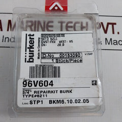 Burkert 96V604 3/4” Repair Kit Burk