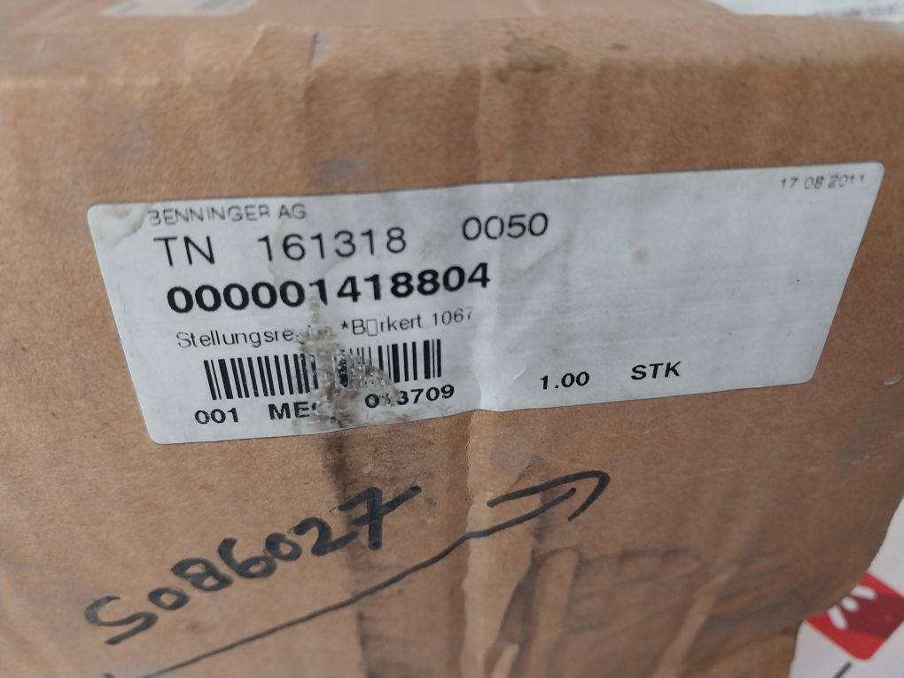 Burkert Side Control 1067 Positioner 1067 - Single Acting