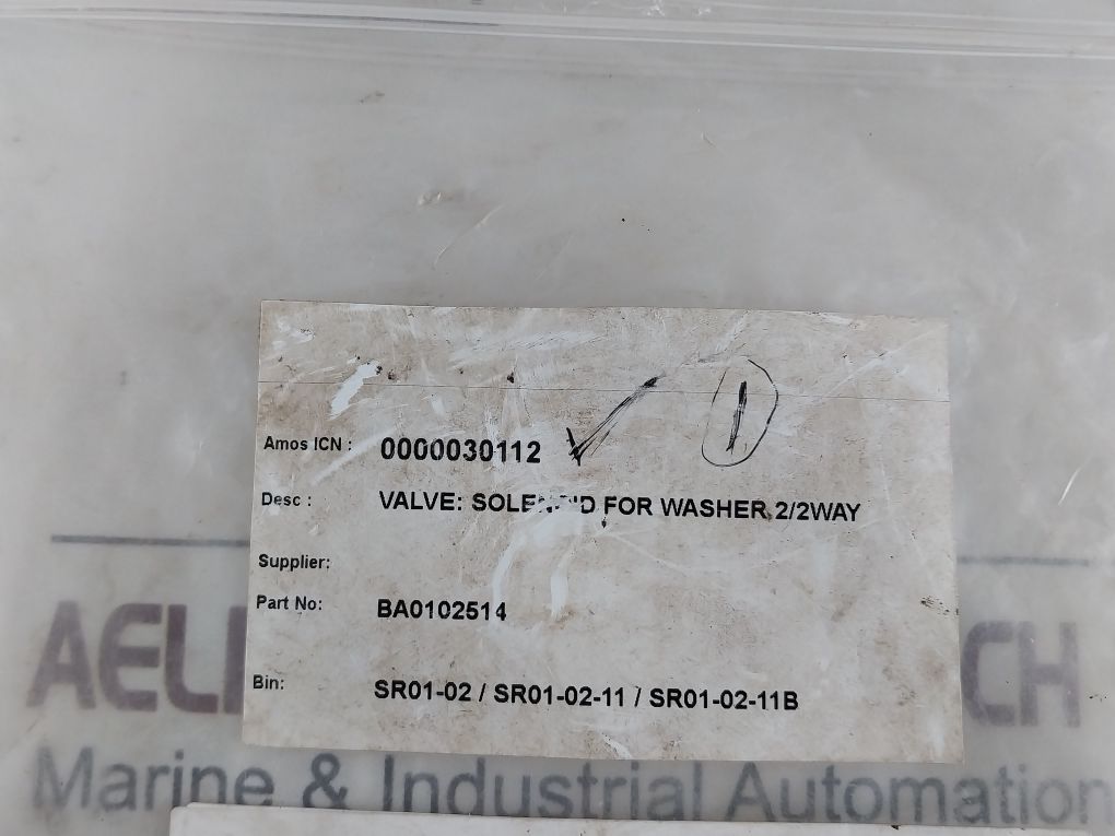 Buschjost 0000000.9136 Solenoid Valve 8240300.9100