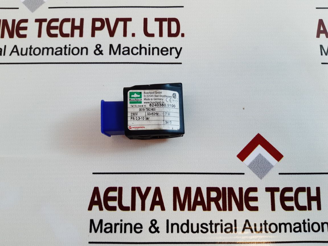 Buschjost 8240380.9100 solenoid coil