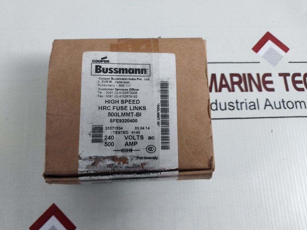 Bussmann 500Lmmt High Speed Hrc Fuse