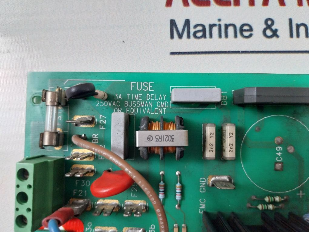 Bussmann Ah385851U002 Dc Speed Regulator Power Board