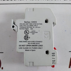 Lot Of 5X Bussmann Chcc1Di Fuse Holder 600V,30A