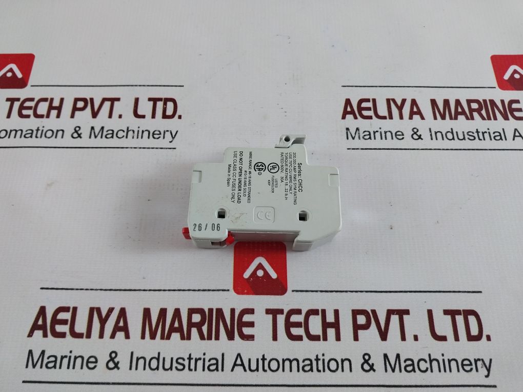 Lot Of 5X Bussmann Chcc1Di Fuse Holder 600V,30A