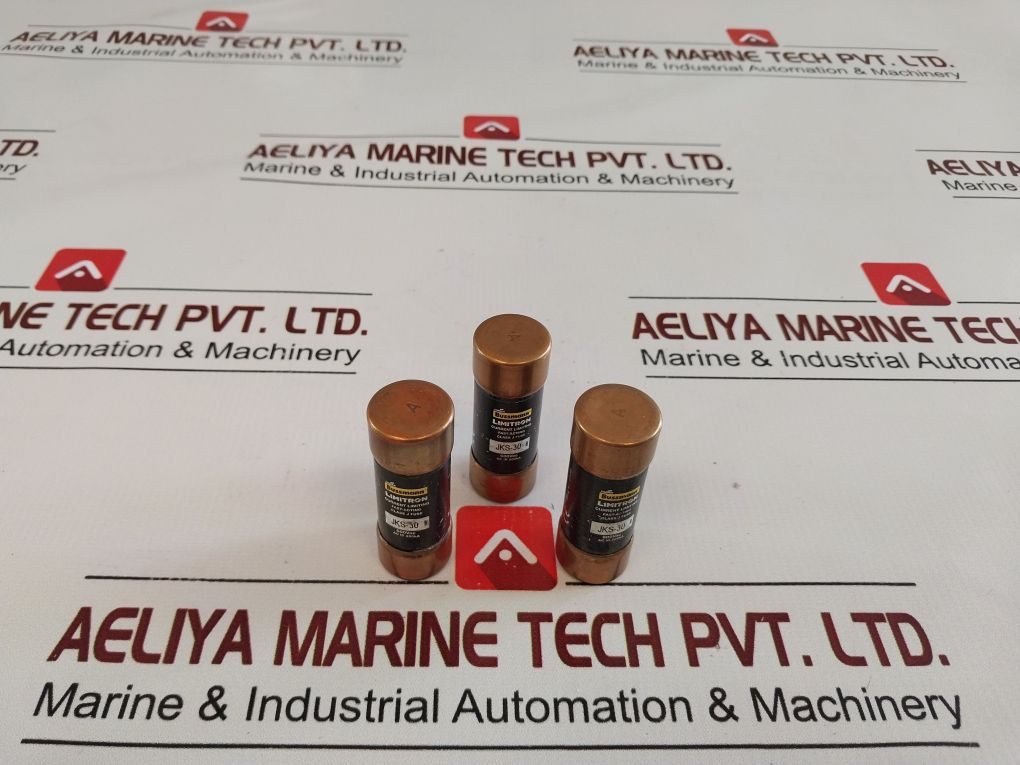 Lot Of 3X Bussmann Jks-30 Fuse