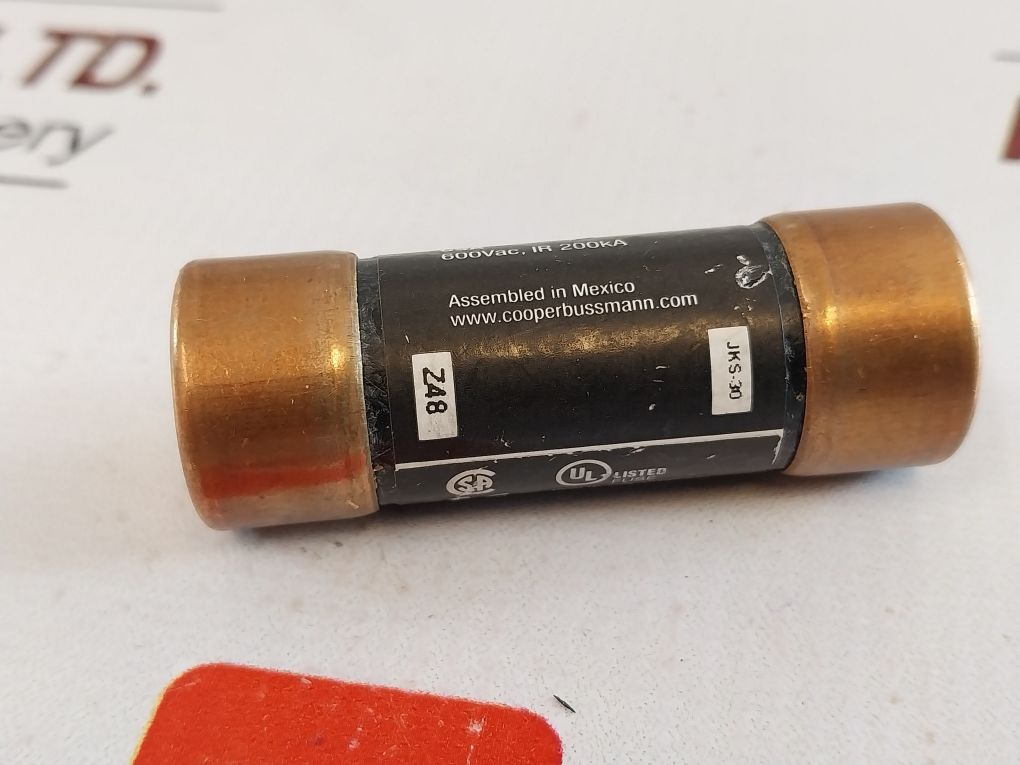 Lot Of 3X Bussmann Jks-30 Fuse