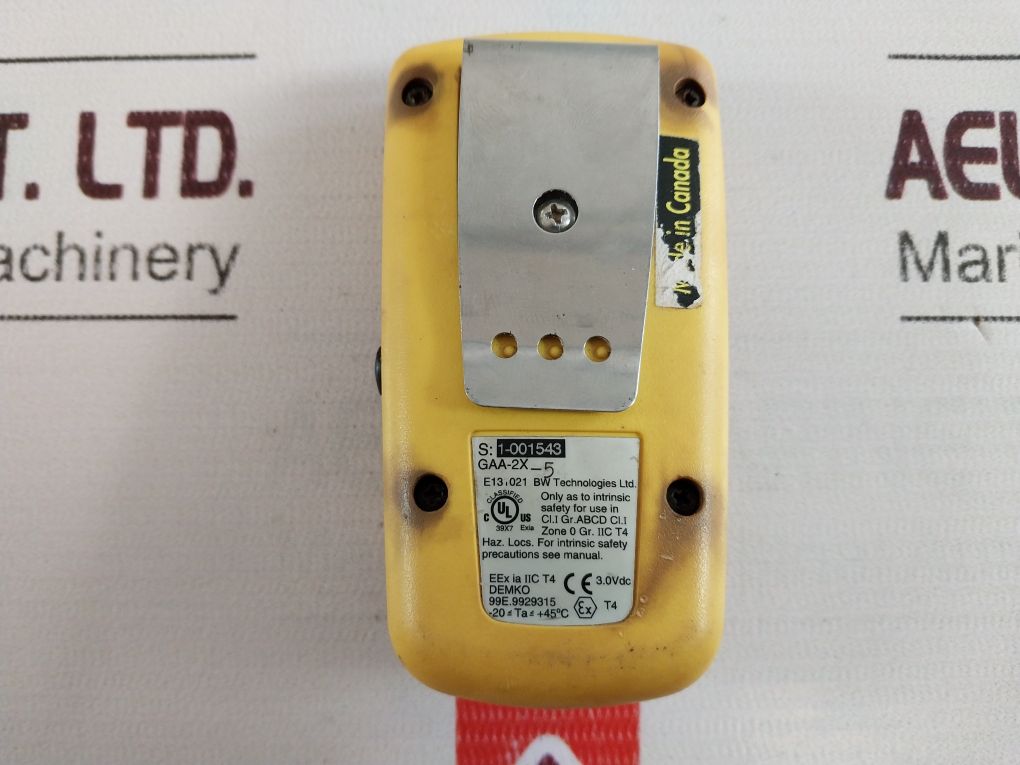 Bw Technologies Gaa-2X-5 Gas Detector