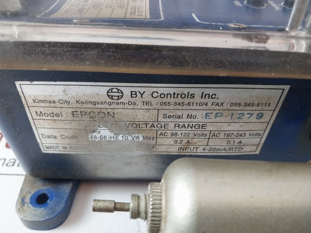 Epcon By Controls Epcon Electro-pneumatic Controller