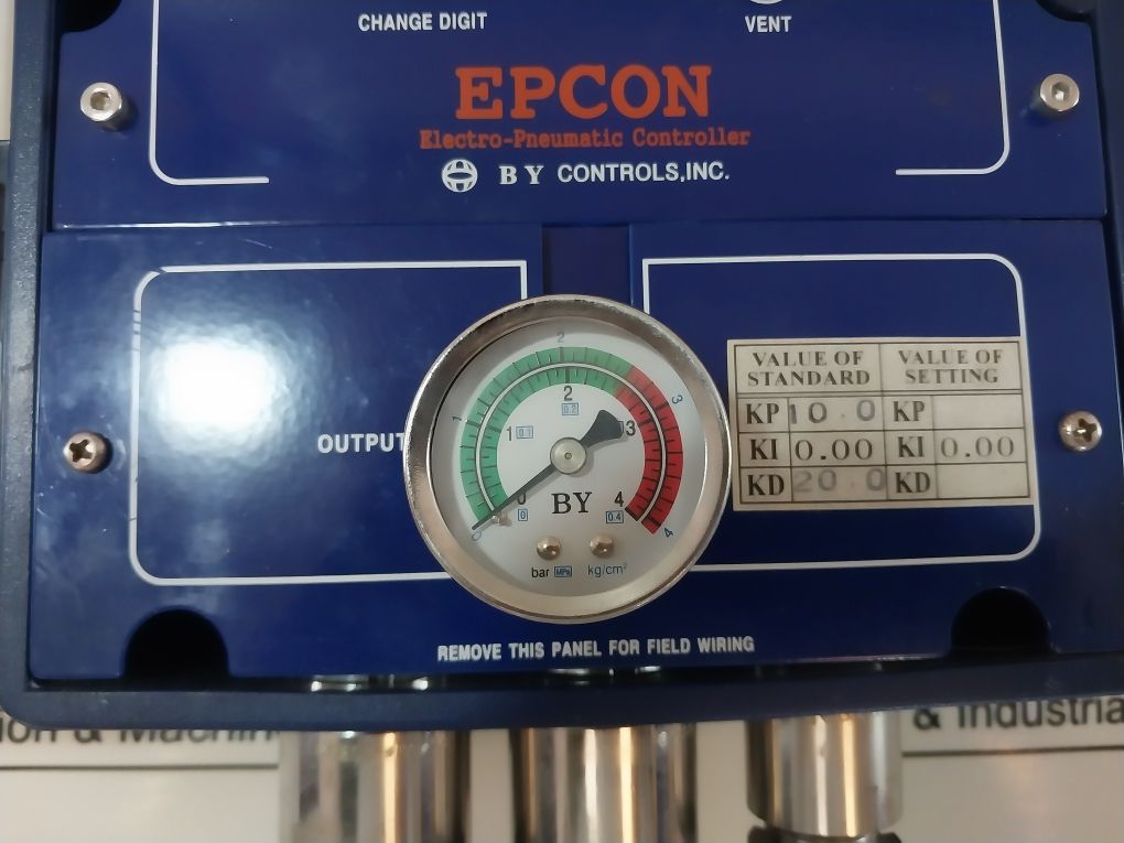 By Controls Epcon Electro-pneumatic Controller 0-20 Kgf/Cm2