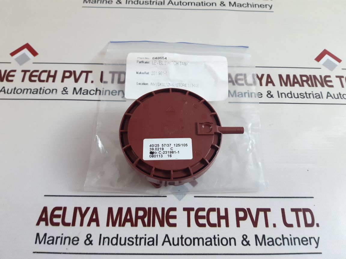 C-231981-1 Pressure Switch 648654