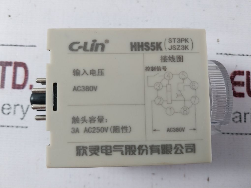 C-lin Hhs5K (St3Pk) Timer Ac 380V