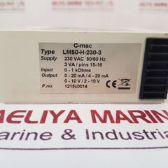 C-mac Lm50-0-230-3 Signal Converter