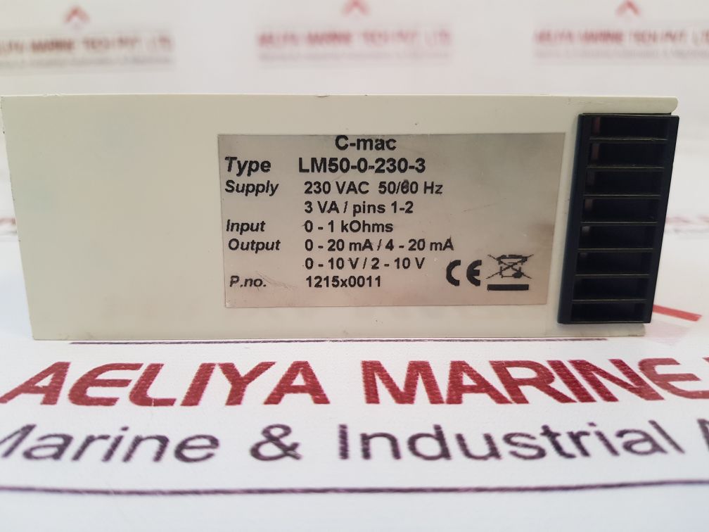 C-mac Lm50-0-230-3 Signal Converter