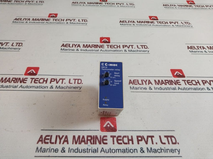 C-mac Rr10-1-0-024-200 Tachometer Relay 24 Vdc 2 W