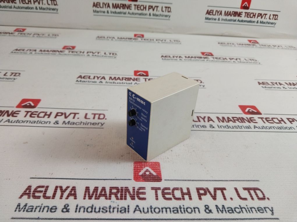 C-mac Rr10-1-0-024-200 Tachometer Relay 24 Vdc 2 W