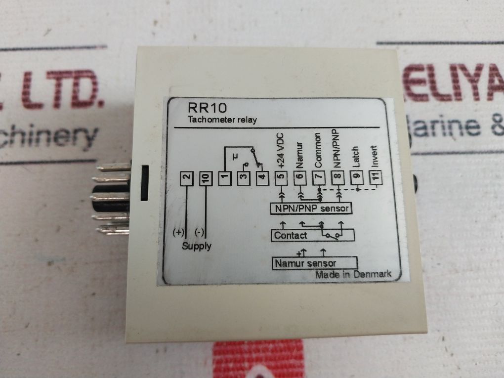 C-mac Rr10-1-0-024-2K Tachometer Relay 0-10 Sec.