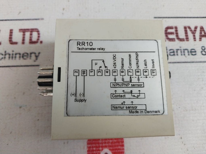 C-mac Rr10-1-0-024-2K Tachometer Relay 0-10 Sec.