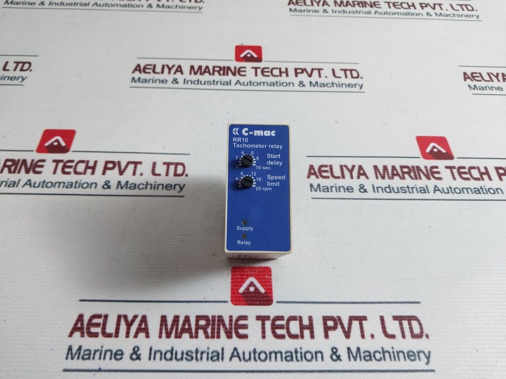C-mac Rr10 -1-0-024-200 Tachometer Relay