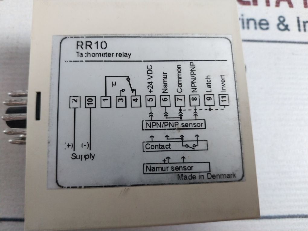 C-mac Rr10 -1-0-024-200 Tachometer Relay