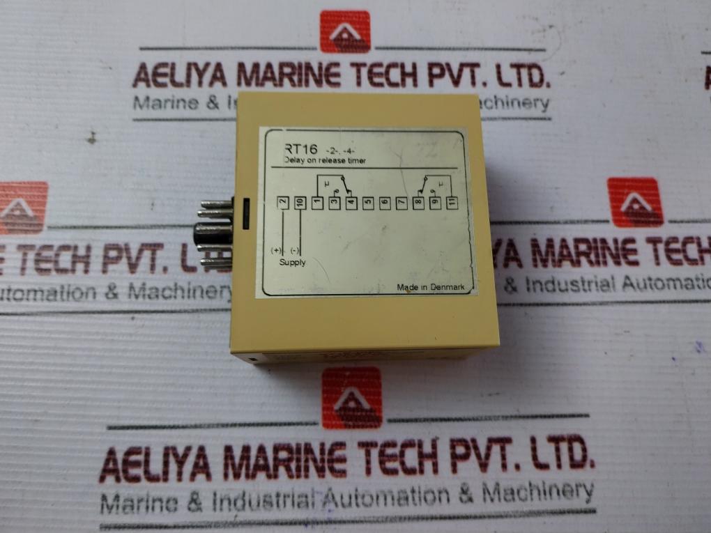 C-mac Rt16-2-1-240-60S Delay On Release Timer 2 Pole 5A/250 Vac 