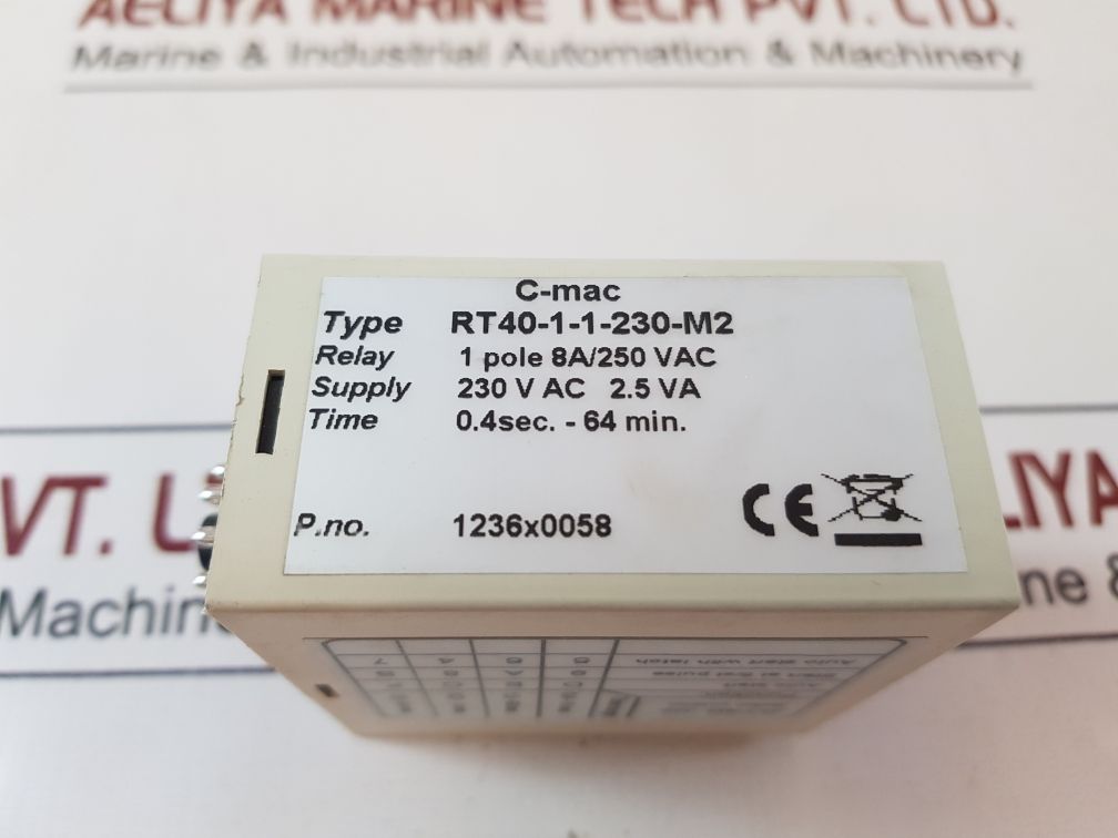 C-mac Rt40-1-1-230-m2 Timer
