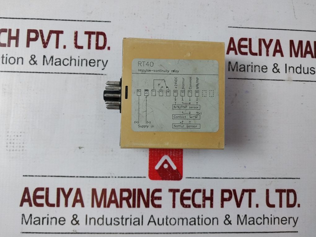 C-mac Rt40-1-1-230-m2-guld Impulse-continuity Relay