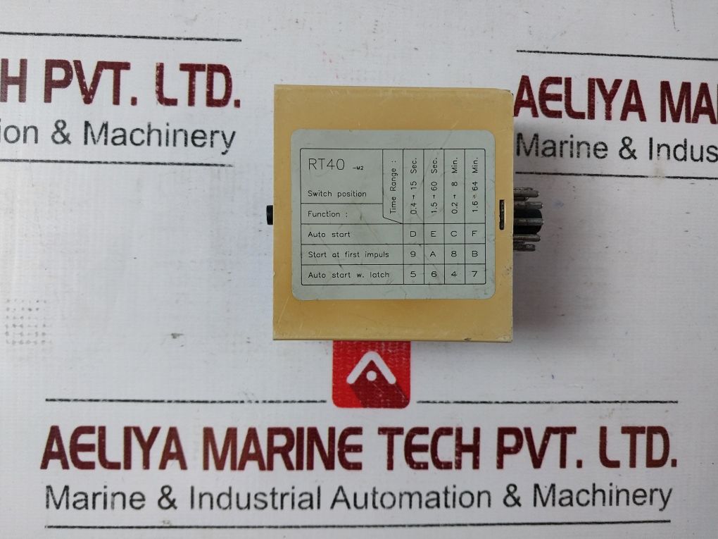 C-mac Rt40-1-1-230-m2-guld Impulse-continuity Relay