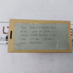 C-mac Rt40-1-1-230-m2-guld Impulse-continuity Relay