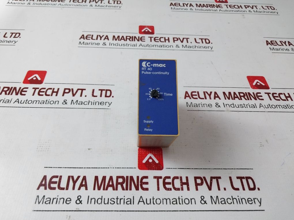C-mac Rt40-1-1-230-m2-guld Impulse-continuity Relay