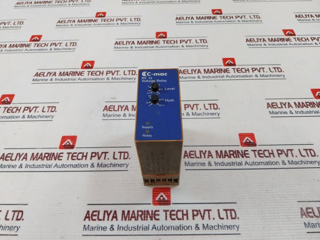 C-mac Rv 12-1-0-024 Voltage Relay 1 Pole 8A250Vac
