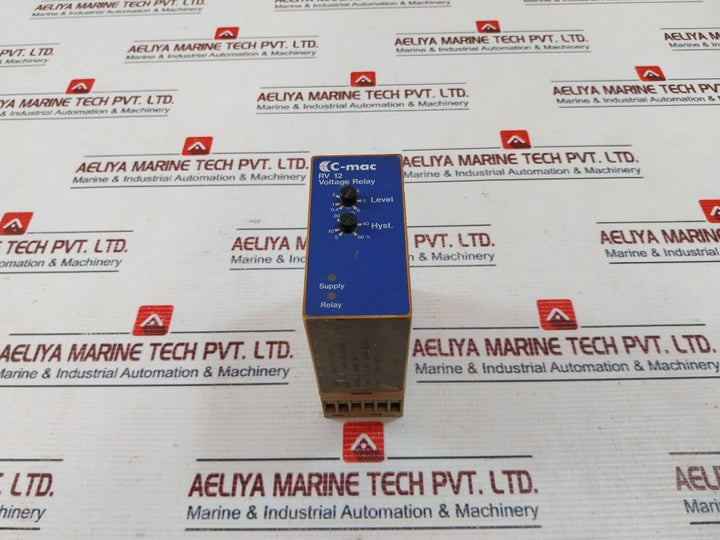 C-mac Rv 12-1-0-024 Voltage Relay 1 Pole 8A250Vac
