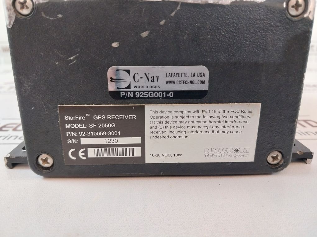Navcom Starfire Sf-2050G Gps Receiver 92-310059-3001