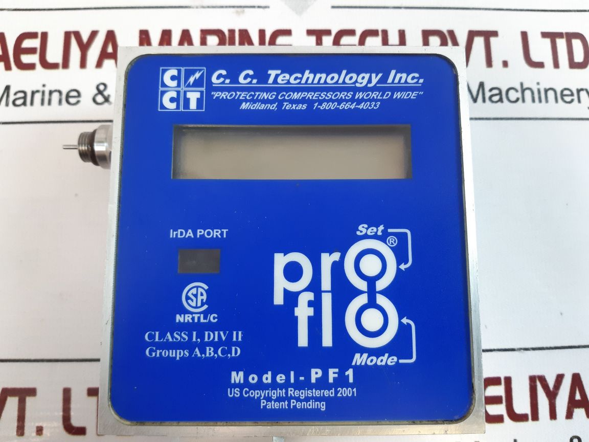 C.c. technology pf1 monitoring device