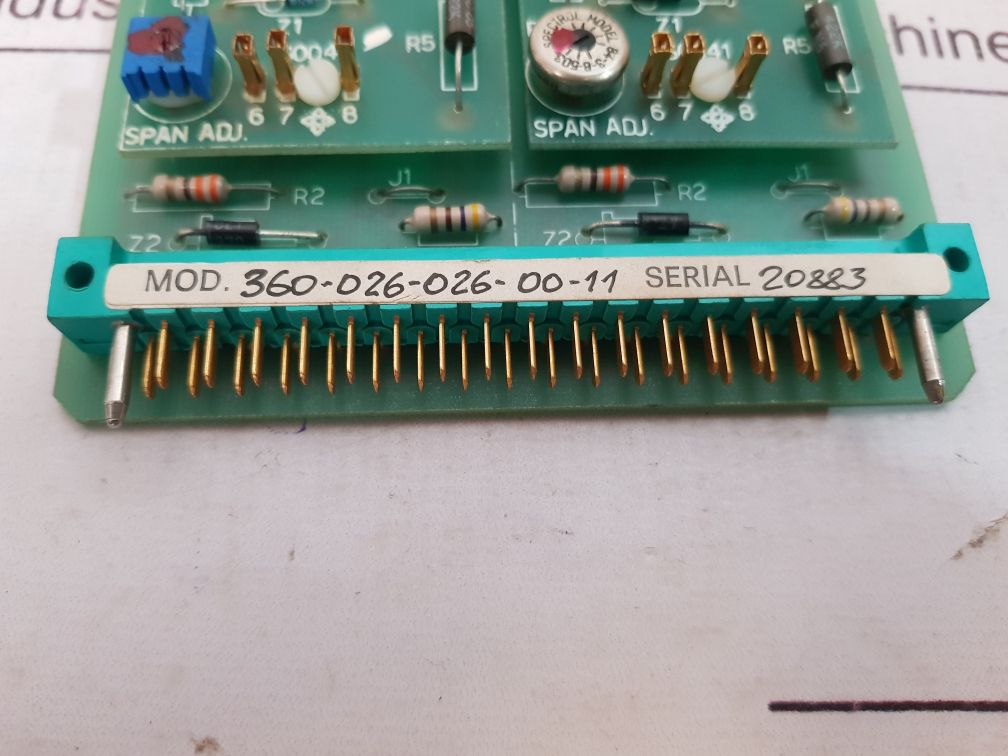 Carlo gavazzi 360 input transducer card 360-026-026-00-11 