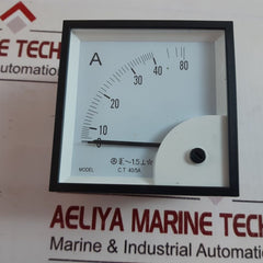 C.T 40/5A Ammeter 0 -40/80 A 