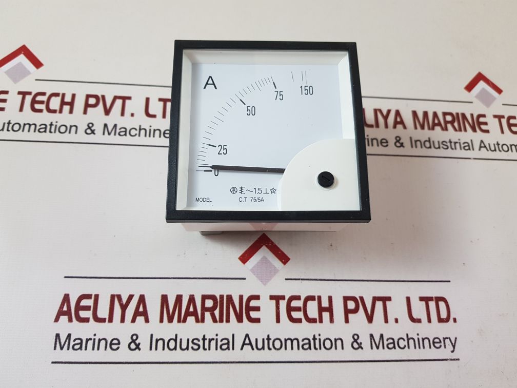 C.t 75/5a ammeter 0-75a