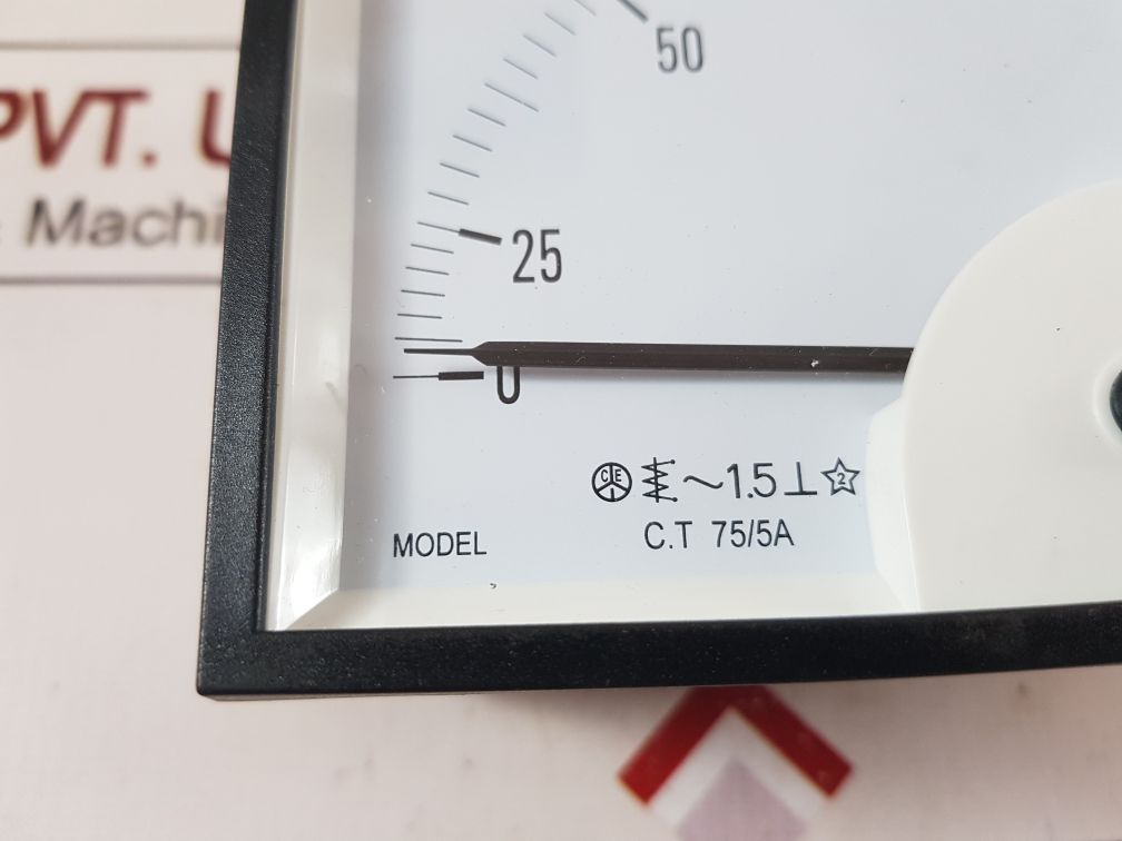 C.t 75/5a ammeter 0-75a