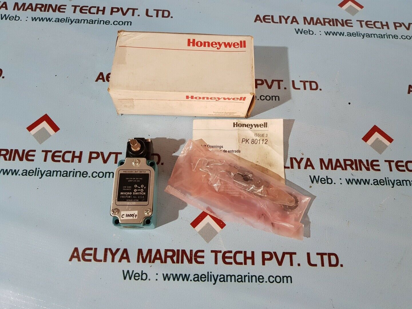 Honeywell 11ls3 precision limit switch with adjustable arm