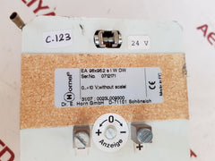 Hornel ea 96x96.2 s|w dw speed indicator 24v