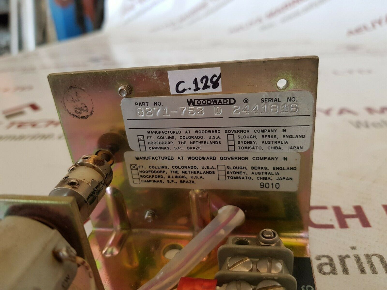 Woodward 8271-753 d potentio meter relay