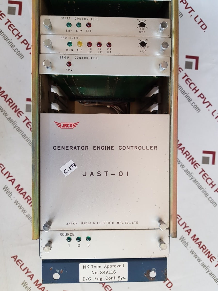 Jrcs jast-01 generator engine controller system
