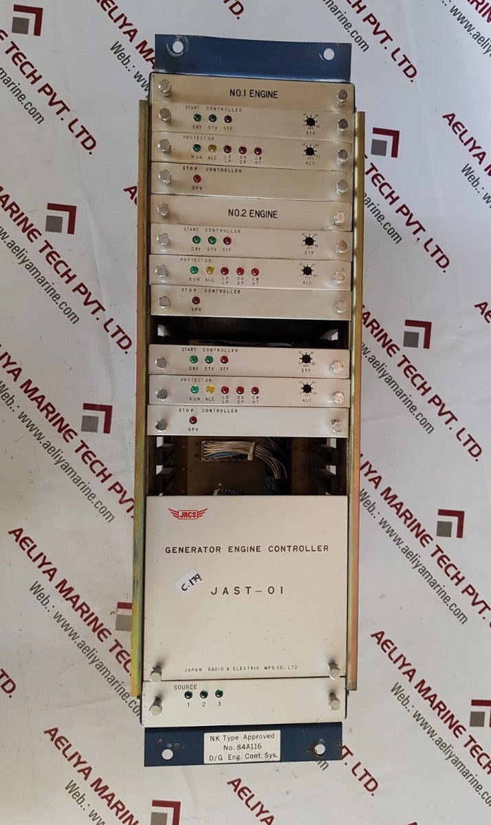 Jrcs jast-01 generator engine controller system