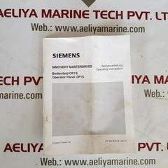Siemens 6se7090-0xx84-2fk0 simovert masterdrive operator panel