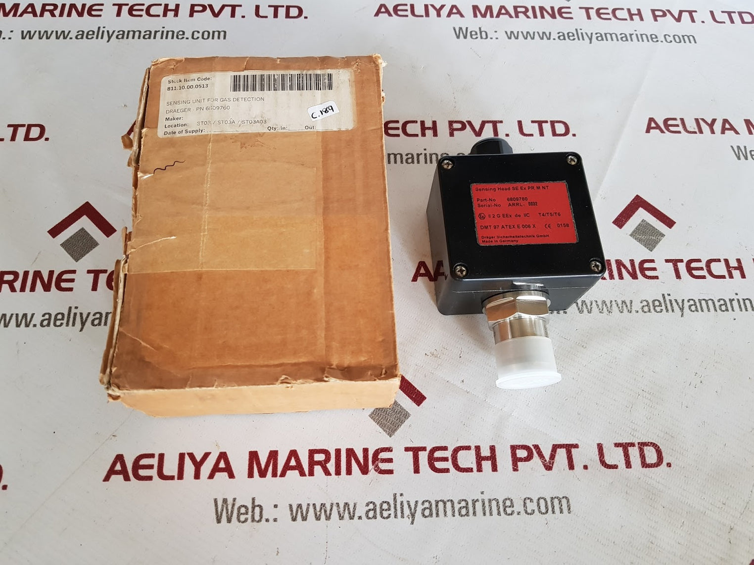 Bartec 07-5103 sensing unit for gas detection 6809760