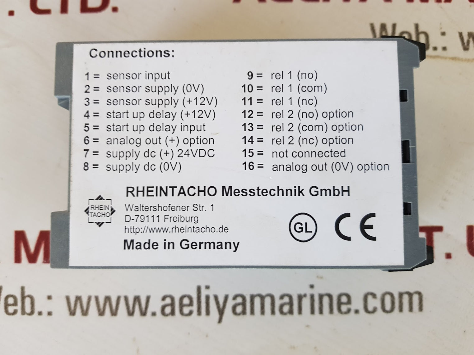 Rheintacho 5823.200 speedmonitor
