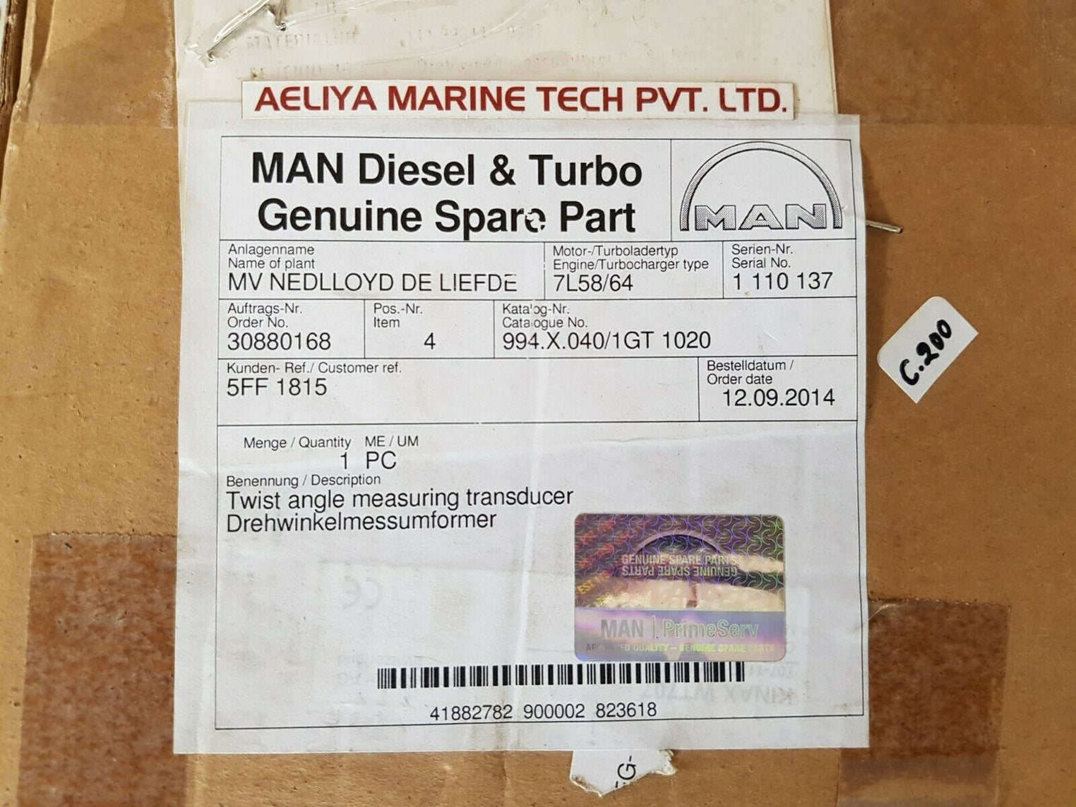 Camille Bauer Wt707-113D A151/Hlm Transducer