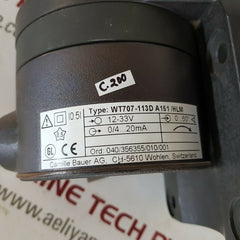 Camille Bauer Wt707-113D A151/Hlm Transducer