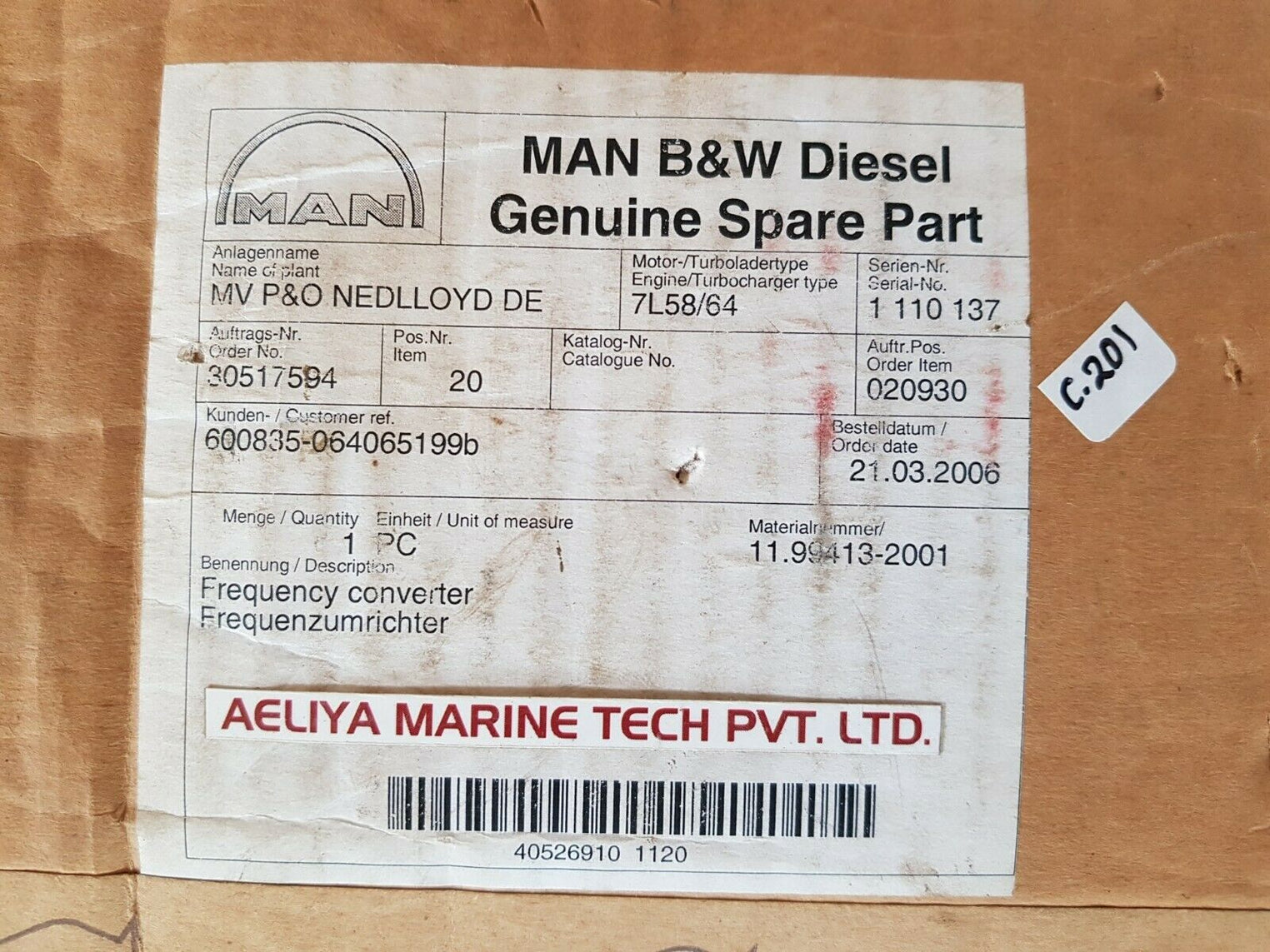 Kleemann 10702 frequency converter