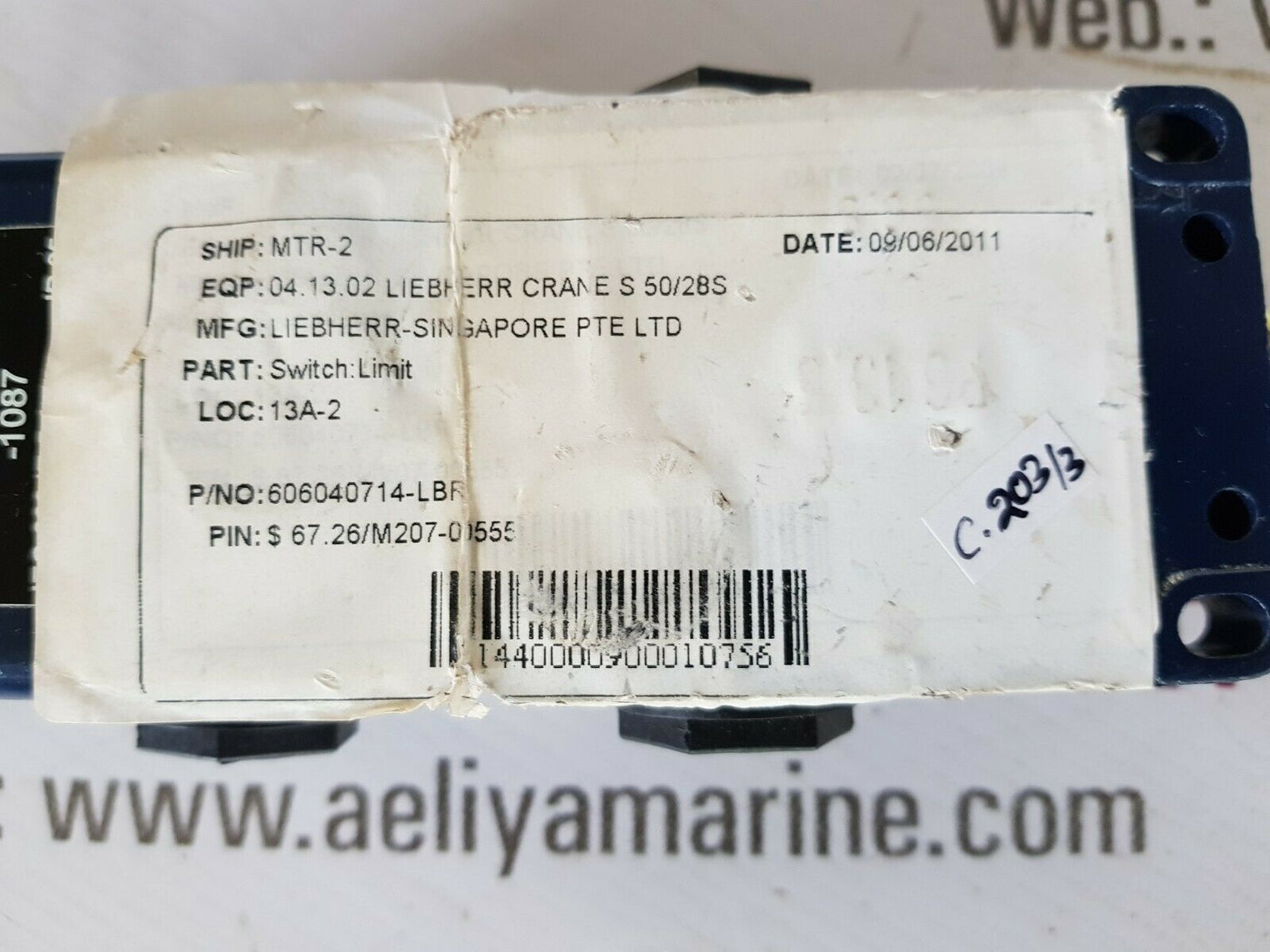 Liebherr ms 015-11y-1087