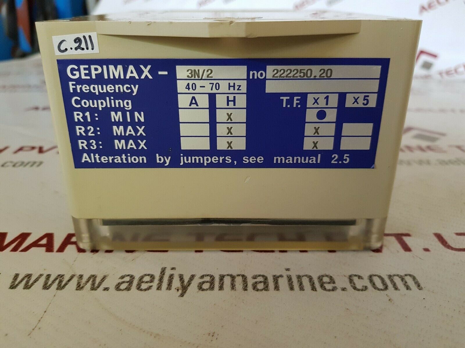 Deif gepimax 3n/2 protection relay